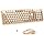Links9+ Wireless Keyboard and Mouse Combo, Full Sized (Milk Tea)