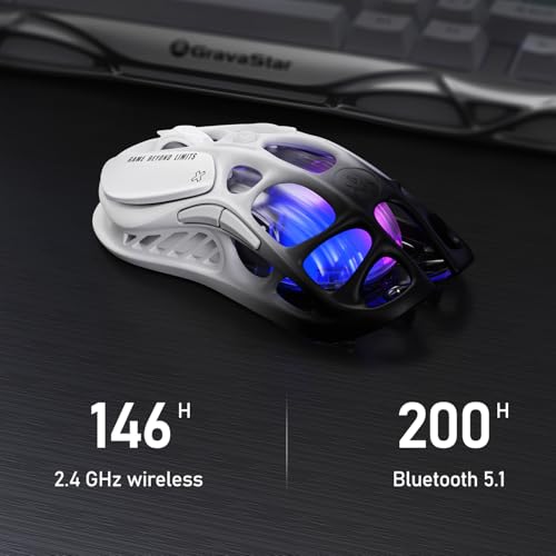 GravaStar Mercury M1 Pro Tri-Mode Wireless Gaming Mouse