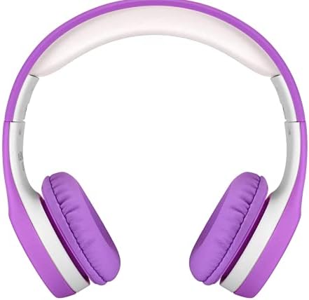 Nenos Purple Kids Headphones - Limited Volume Children's Headphones for Toddlers
