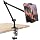 AboveTEK Tablet Stand Holder for Desk & Bed, Aluminum iPad Holder Arm with 360° Rotating Clamp, Adjustable Phone Stand Compatible with 4.7"-13.5" iPad Pro/Air/Mini, iPhone, Galaxy Tab- Black