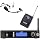 Gemini UHF Wireless Headset & Lavalier Mic System, 240 ft (UHF-6100HL)