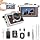 Mini Keychain Camera - 2K FHD Tiny Retro Digital Camera with 32GB Card, 1.47" Screen & OTG Adapter, Vintage Compact Micro Pocket Birthday Gift for Kids,Travel,Beginners,Party (Brown)