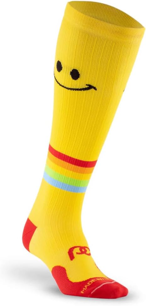 PRO Compression Running Marathon Socks - Calf-Length Travel and Sports Compression Socks for Foot and Ankle Support, Unisex