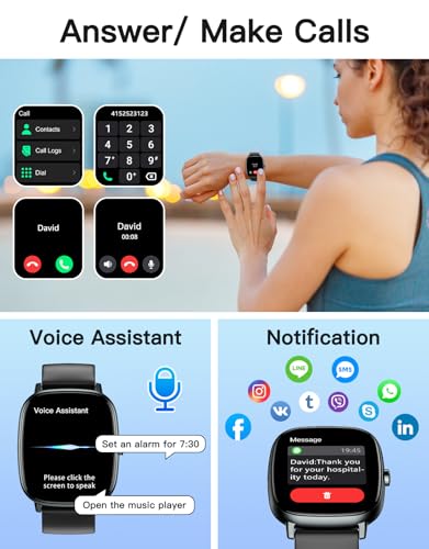 HUAKUA Smart Watch for Men Women with GPS Built-in A | Smartwatches - Image 4