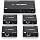 J-Tech Digital HDMI Extender Splitter 1x4 Over Single Cat5e/6 Ethernet Cable Up To 164ft. Supports PoC HDMI Loopout IR Control EDID Switch
