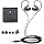 Dual Driver Wired Headphones 3.5mm Jack Earphones Plug in Ear Buds