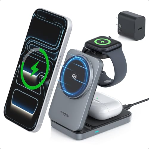STRONG TriMag Qi2.2 25W 3 in 1 Wireless Charging Sta | Wireless Charge - Image 2