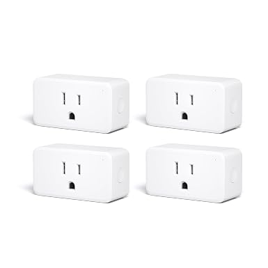 THIRDREALITY Smart Plug Gen3 4 Pack,Precise Real-time Power Meter,15A Outlet, Enhanced Zigbee Repeater,ETL Certified,ZigBee Hub Needed,Work with Home Assistant,Compatible Echo Devices and SmartThings
