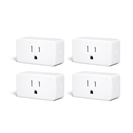 THIRDREALITY Smart Plug Gen3 4 Pack,Precise Real-time Power Meter,15A Outlet, Enhanced Zigbee Repeater,ETL Certified,ZigBee Hub Needed,Work with Home Assistant,Compatible Echo Devices and SmartThings