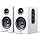 Sanyun SW208 3" Active Bluetooth 5.0 Bookshelf Speakers, Built-in 24bit DAC