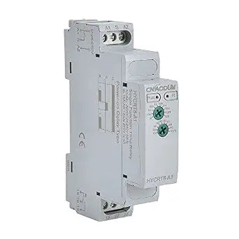 CNAODUN Delay ON HYCRT8-A1 0.1sec-10day AC/DC 24-240V Power On Delay Relay DIN Rail Mount