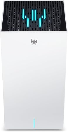 Predator Connect T7 Wi-Fi 7 BE11000 Mesh Gaming Router | Intel Killer Prioritization Engine | Up to 3000 Sq. Ft. | Up to 200 Devices | 2.5Gbps WAN & 2 x 1Gbps LAN | Lifetime Internet Security