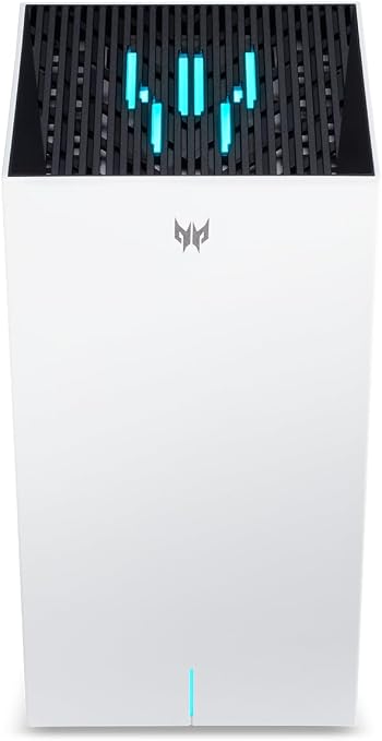 Predator Connect T7 Wi-Fi 7 BE11000 Mesh Gaming Router | Intel Killer Prioritization Engine | Up to 3000 Sq. Ft. | Up to 200 Devices | 2.5Gbps WAN & 2 x 1Gbps LAN | Lifetime Internet Security
