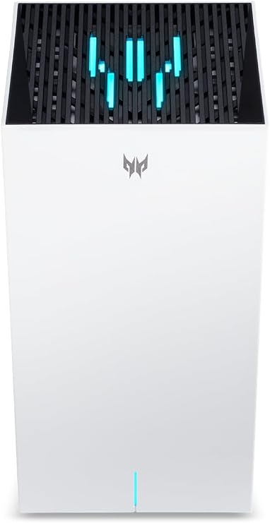 Predator Connect T7 Wi-Fi 7 BE11000 Mesh Gaming Router | Intel Killer Prioritization Engine | Up to 3000 Sq. Ft. | Up to 200 Devices | 2.5Gbps WAN & 2 x 1Gbps LAN | Lifetime Internet Security