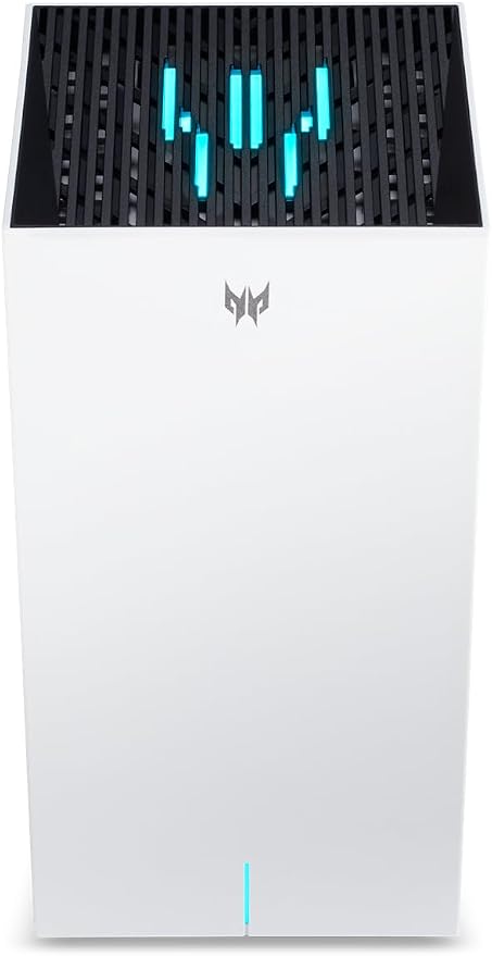 Predator Connect T7 Wi-Fi 7 BE11000 Mesh Gaming Router | Intel Killer Prioritization Engine | Up to 3000 Sq. Ft. | Up to 200 Devices | 2.5Gbps WAN & 2 x 1Gbps LAN | Lifetime Internet Security