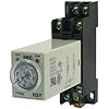 AC 110V Delay Timer Time Relay DPDT 0-60S Second & Base Socket H3Y-2 (AC 110 V)
