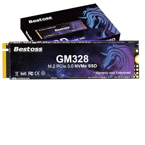 Bestoss 256GB NVMe M.2 SSD PCIe3.0 M.2 2280 SSD,Internal SSD,Up to 3500MB/s