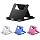 Kemoxan 4 Pack Portable Cell Phone Stand Holder for Desk, Foldable Pocket-Sized Mount, Universal Adjustable Desktop Mobile Phone Kickstand Compatible with iPhone IPads Kindle Android Colorful