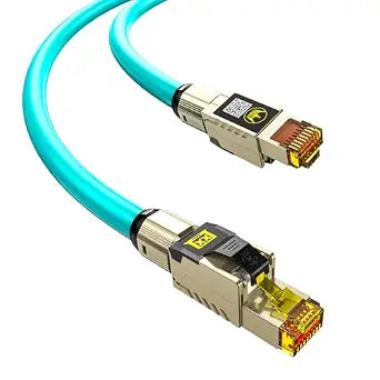 Cat6a Patch Cables, Cat6 Ethernet Patch Cable Pure Copper, Flexible Cat 6 Patch Cable 500MHZ 10G, Space-Saving Cat 6A Network Cables for Patch Pane (CAT8 Pro Solid-Core, 9FT)