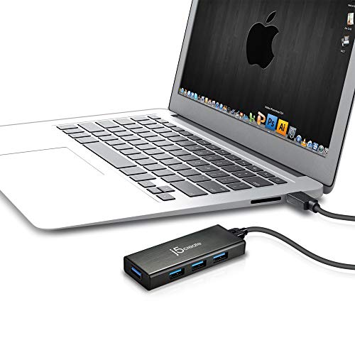 j5create 4-Port Powered USB 3.0 Data Hub with 2 ft Extended Cable