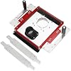Linear Rail Router Sled Slide Connector with Dust Collection Shroud 2-1/2" Dust Port Interface Extension Device Slab Flattening Mill Accessories Compatible with Most Routers