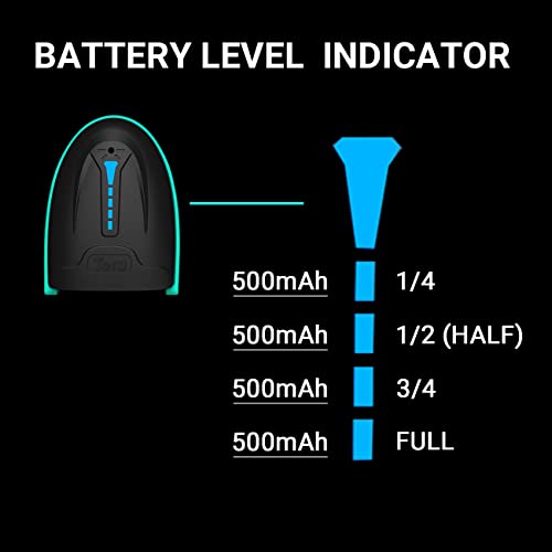 Tera Barcode Scanner with Battery Indicator: 1D Wireless, 5100 Blue