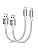 [Apple MFi Certified] Short iPhone Charger 1ft 2Pack,USB A to Lightning