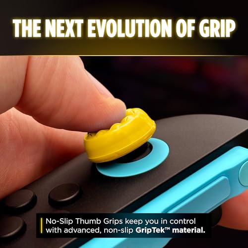 KontrolFreek Galaxy GamerPack – Electric Edition | Compatible with Nintendo Switch 2 | 4-Pack | Yellow and Red