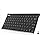 Arteck 2.4G Wireless Keyboard Stainless Steel Ultra Slim Keyboard for Computer/Desktop/PC/Laptop/Surface/Smart TV and Windows 11/10 / 8/7 / Vista/XP Built in Rechargeable Battery