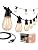 Brightech Ambience Pro USB Powered String Lights - 24 Ft Commercial Grade Waterproof String Lights - Outdoor Shatterproof Patio Lights for Camping, Backyard, Porch, Christmas - 1W 12 Bulbs, Warm White