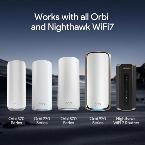 Wall Mount Holder for Netgear Orbi WiFi 7 Router, 2-Pack