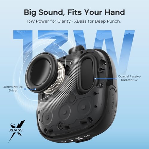 Tribit StormBox Micro 3 Portable Bluetooth Speaker, 13W, IP68 Waterproof