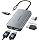 UANTIN 6-in-1 USB C Hub, Type C to Dual HDMI Adapter 4K@60Hz