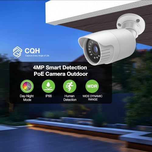 4MP PoE IP Turret Bullet Camera,IP Security Camera O | Smart Home - Image 3