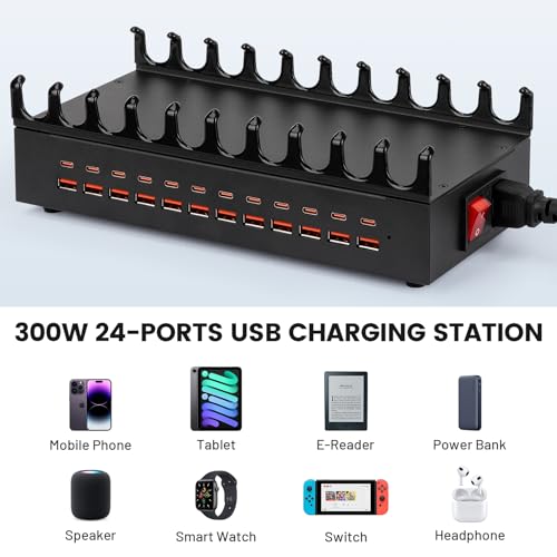 USB Charging Station 300W 24 Ports, Smart Power Dist | Charging & Powe - Image 7