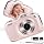 NBD 64MP Digital Cameras for Photography,4K Point and Shoot Camera,16X Zoom Compact Travel Cameras, Auto Focus Camera for Beginners Teens Kids and Lover Gift,Includes 64GB TF Card (Pink)