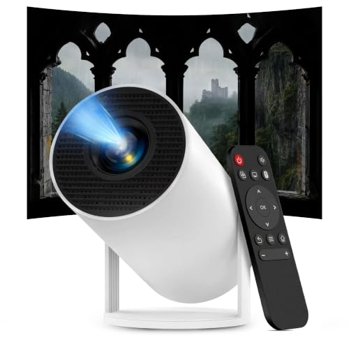 Mini Projector with WiFi and Bluetooth,4K Support Portable Projector