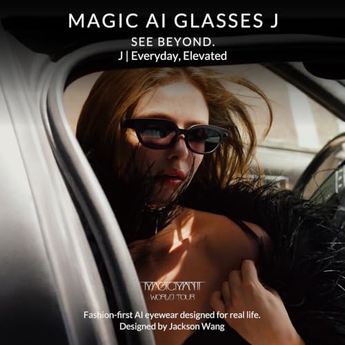 Magic AI Glasses Designed by Jackson Wang, Smart Glasses with 9MP Camera