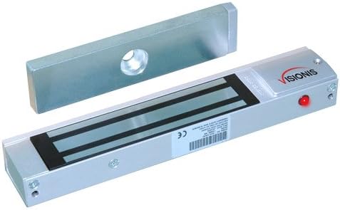 Visionis Electromagnetic Door Lock, 300 lbs, LED Sensor, Indoor, 12V 24V