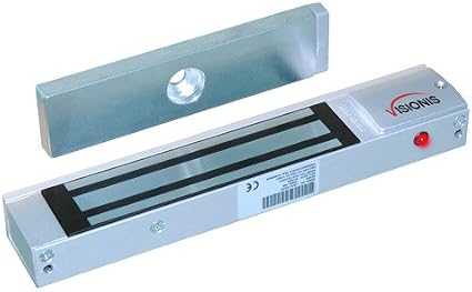 Visionis Electromagnetic Door Lock, 300 lbs, LED Sensor, Indoor, 12V 24V