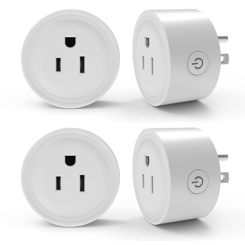 Smart WiFi Plug 4-Pack — Alexa & Google Assistant Compatible