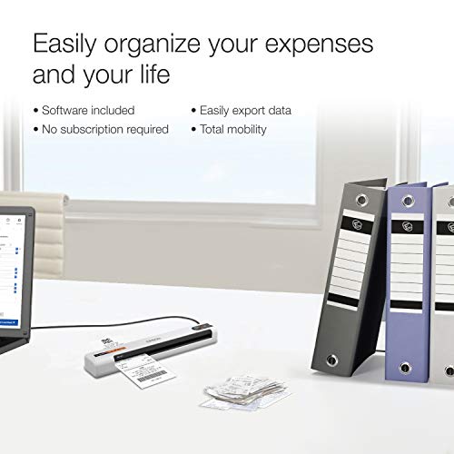 Epson RapidReceipt RR-60 Compact Mobile Document Scanner Receipt