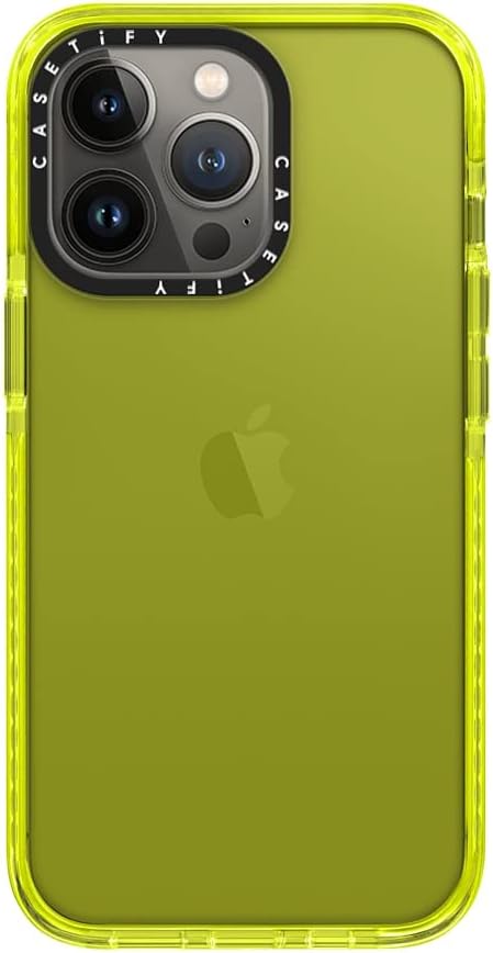 CASETiFY Impact iPhone 13 Pro Case [6.6ft Drop Protection] - Neon Yellow