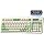 AULA S99 Pro Wireless Keyboard, Display Screen & Media Knob, Tri-Mode Bluetooth/2.4G/USB-C RGB Creamy Gaming Keyboard with Number Pad Macro Keys, Custom Computer Keyboards for Laptop PC Gamer - Green