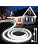 LED Neon Lights Daylight White 6000K,16.4ft 110-120V LED Strip Lights,Flexible Outdoor Waterproof Neon Rope Lights for Bedroom,Cabinet,Kitchen,Living Room,Mirror,Halloween Decor