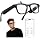 AI Smart Glasses with 8MP Camera, 4K HD Anti-Shake Video & Photo Capture, Real Time Translation, AI Voice Assistant, Open-Ear Bluetooth Audio, AI Recording Glasses for Travel/Vlog/Work