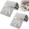 Camera Gutter Mount for Security Camera,Outdoor Stainless Steel Gutter Camera Mount with Rust-Proof Screws for Eufy Security SoloCam S340, PTZ DomeCameras,No Drill Portable Design, 2PCS