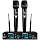 Dual UHF Auto Scan Handheld Wireless Microphone System