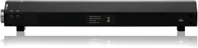 Powerful Portable Soundbar for iMac MacBook PC iPhone Bluetooth 3.0 +EDR, Speakerphone, Powerful 1800mAh Lithium Battery, Super Bass, 3D Stereo Surround Sound 2.0 Channel, Home Cinema System (Black)