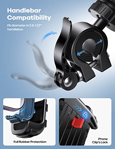 Lamicall Bike Phone Holder Motorcycle Mount - One-Ha | Phone Accessori - Image 7